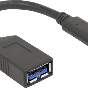 Manhattan 355285 USB-kabel USB 3.2 Gen1 USB-C stekker, USB-A bus 0.15 m Zwart Stekker past op beide manieren Manhattan 355285 USB-kabel USB 3.2 Gen1 USB-C stekker, USB-A bus 0.15 m Zwart Stekker past op beide manieren