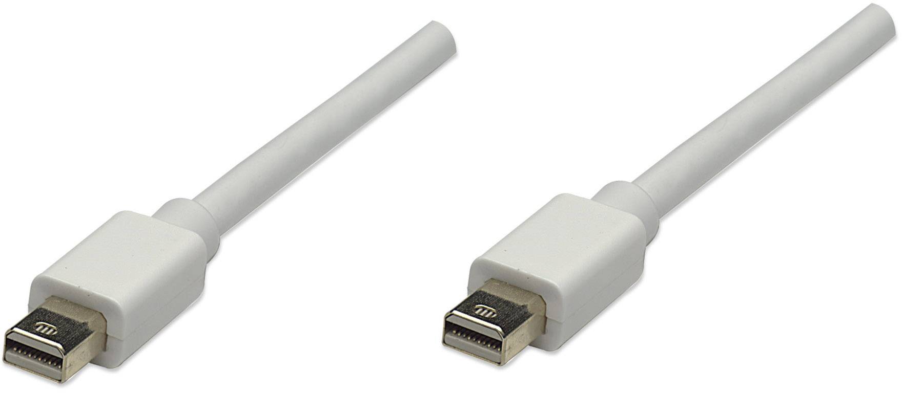 Manhattan 324557 DisplayPort-kabel Mini-displayport Aansluitkabel Mini DisplayPort-stekker, Mini DisplayPort-stekker 1.0