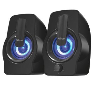 Trust Gemi RGB 2.0 2.0 PC-luidsprekers Kabelgebonden 12 W Zwart Trust Gemi RGB 2.0 2.0 PC-luidsprekers Kabelgebonden 12 W Zwart