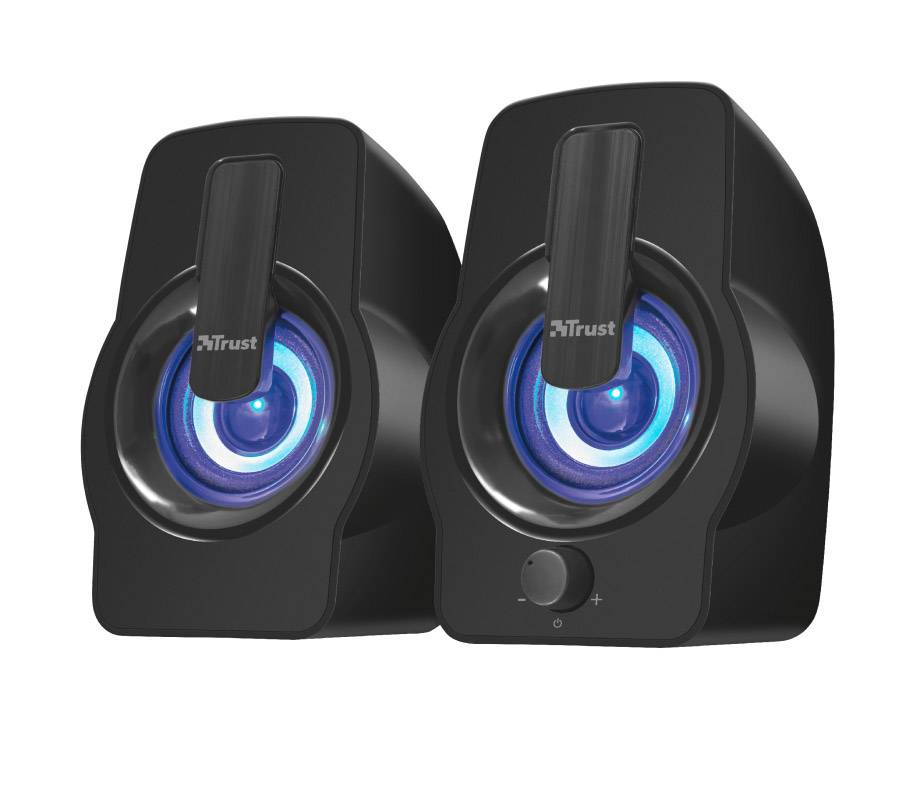 Trust Gemi RGB 2.0 2.0 PC-luidsprekers Kabelgebonden 12 W Zwart