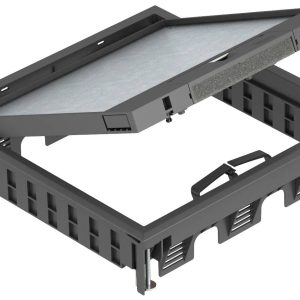 OBO Bettermann GES9-3B U 9011 Apparaatinzetstuk OBO Bettermann GES9-3B U 9011 Apparaatinzetstuk