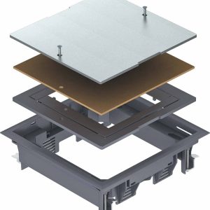 OBO Bettermann ZES4-2 U10T 1019 Aansluitdoosinzetstuk OBO Bettermann ZES4-2 U10T 1019 Aansluitdoosinzetstuk