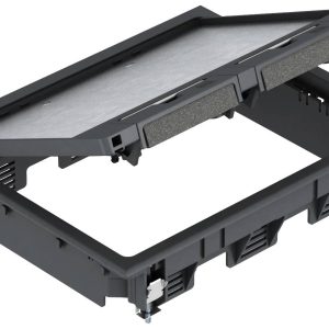 OBO Bettermann GES6 U 9011 Apparaatinzetstuk OBO Bettermann GES6 U 9011 Apparaatinzetstuk
