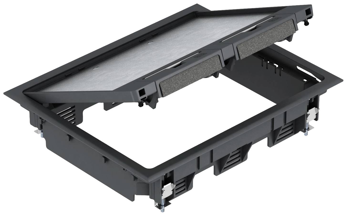 OBO Bettermann GES6 U 9011 Apparaatinzetstuk