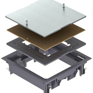 OBO Bettermann ZES4-2 U10T 7011 Aansluitdoosinzetstuk OBO Bettermann ZES4-2 U10T 7011 Aansluitdoosinzetstuk