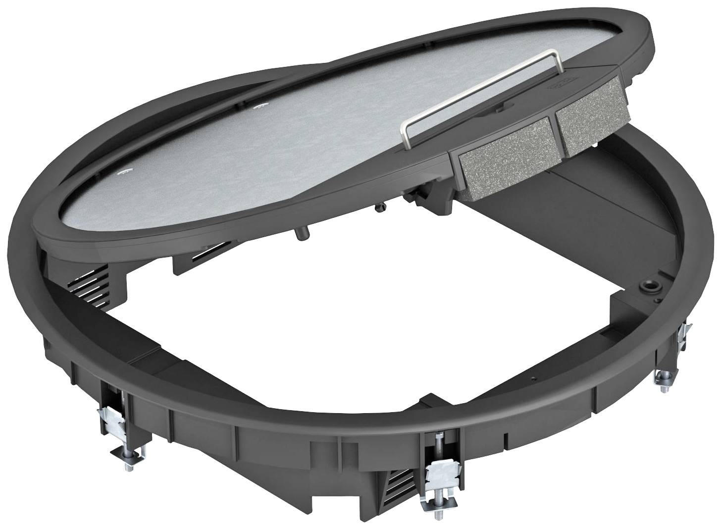 OBO Bettermann GESR9 SR U 9011 Apparaatinzetstuk