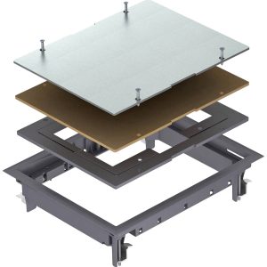 OBO Bettermann ZES6-2 U10T 7011 Aansluitdoosinzetstuk OBO Bettermann ZES6-2 U10T 7011 Aansluitdoosinzetstuk