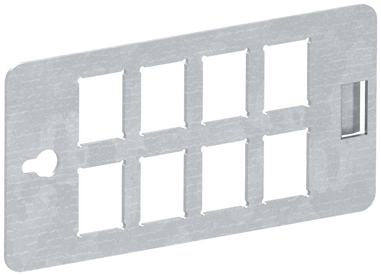 OBO Bettermann CP45-TP 8C RJ45-moduledrager