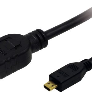 LogiLink CH0030 HDMI-kabel HDMI Aansluitkabel HDMI-A-stekker, HDMI-micro-D-stekker 1.00 m Zwart 4K UHD LogiLink CH0030 HDMI-kabel HDMI Aansluitkabel HDMI-A-stekker, HDMI-micro-D-stekker 1.00 m Zwart 4K UHD