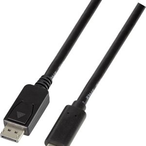LogiLink UA0336 USB-C-displaykabel USB-C / DisplayPort Adapterkabel USB-C stekker, DisplayPort-stekker 3.00 m Zwart LogiLink UA0336 USB-C-displaykabel USB-C / DisplayPort Adapterkabel USB-C stekker, DisplayPort-stekker 3.00 m Zwart