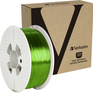 Verbatim 55057 55057 Filament PETG 1.75 mm 1 kg Groen (transparant) 1 stuk(s) Verbatim 55057 55057 Filament PETG 1.75 mm 1 kg Groen (transparant) 1 stuk(s)