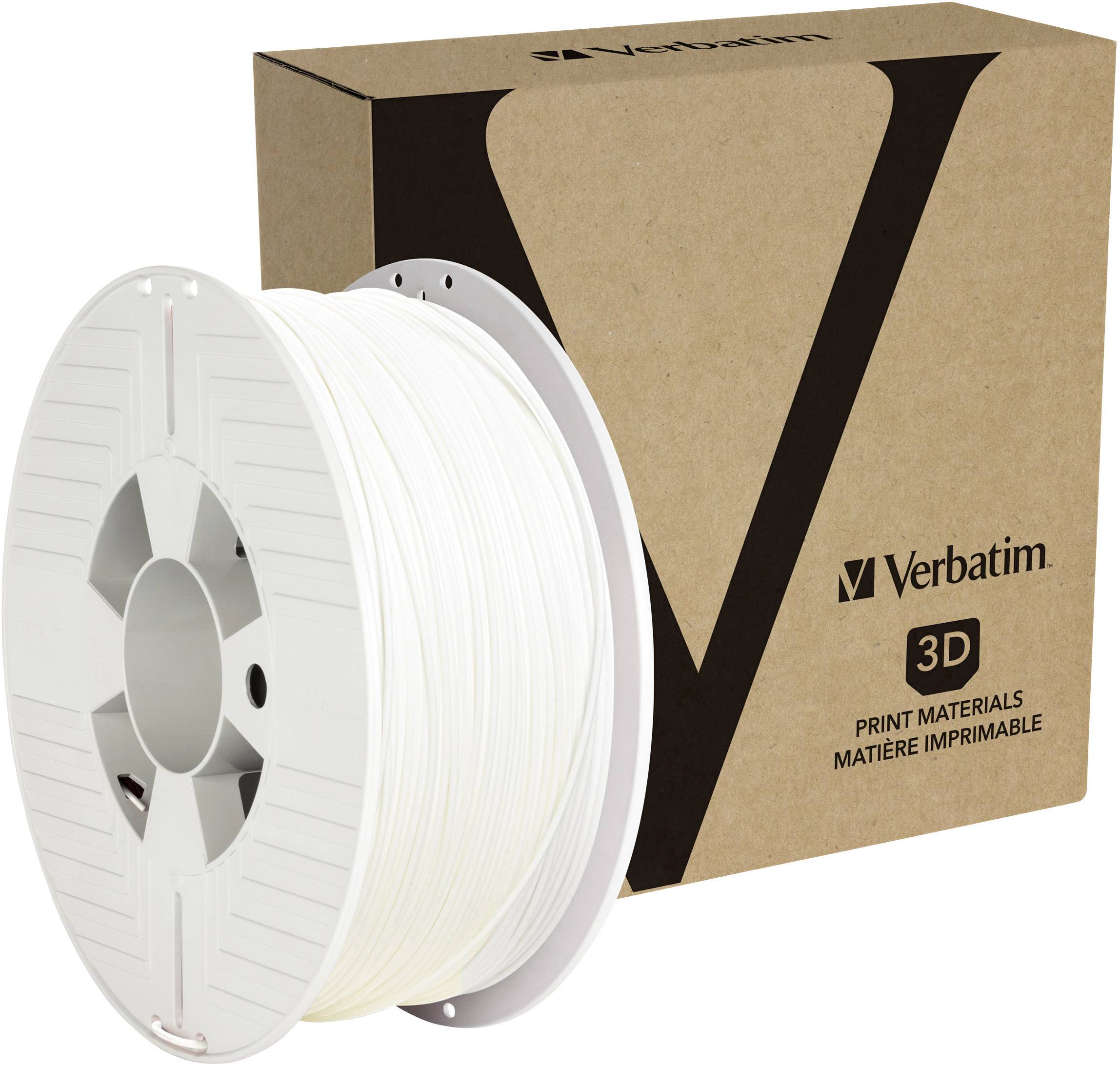 Verbatim 55050 3D PRINTER FILAMENT PET-G 1.75MM 1KG WHITE 55050. 1 kg Filament PETG 1.75 mm 1 kg Wit 1 stuk(s)