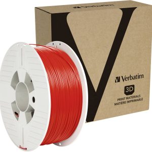 Verbatim 55053 55053 Filament PETG 1.75 mm 1 kg Rood 1 stuk(s) Verbatim 55053 55053 Filament PETG 1.75 mm 1 kg Rood 1 stuk(s)