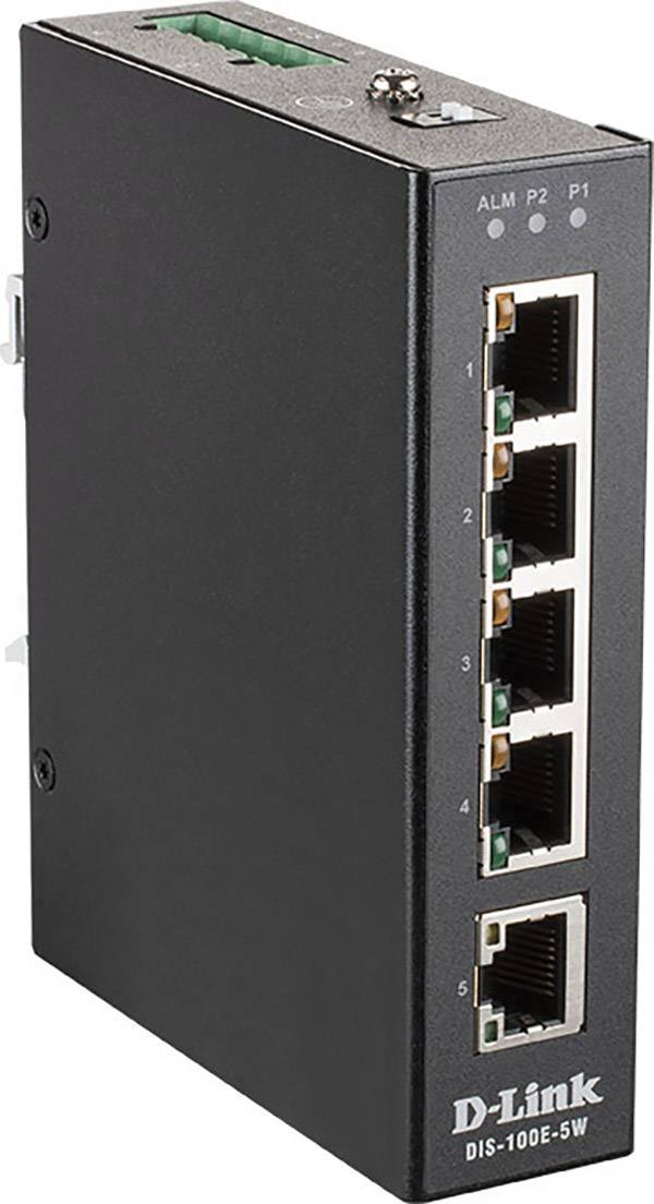 D-Link DIS-100E-5W DIS-100E-5W Netwerk switch RJ45 5 poorten