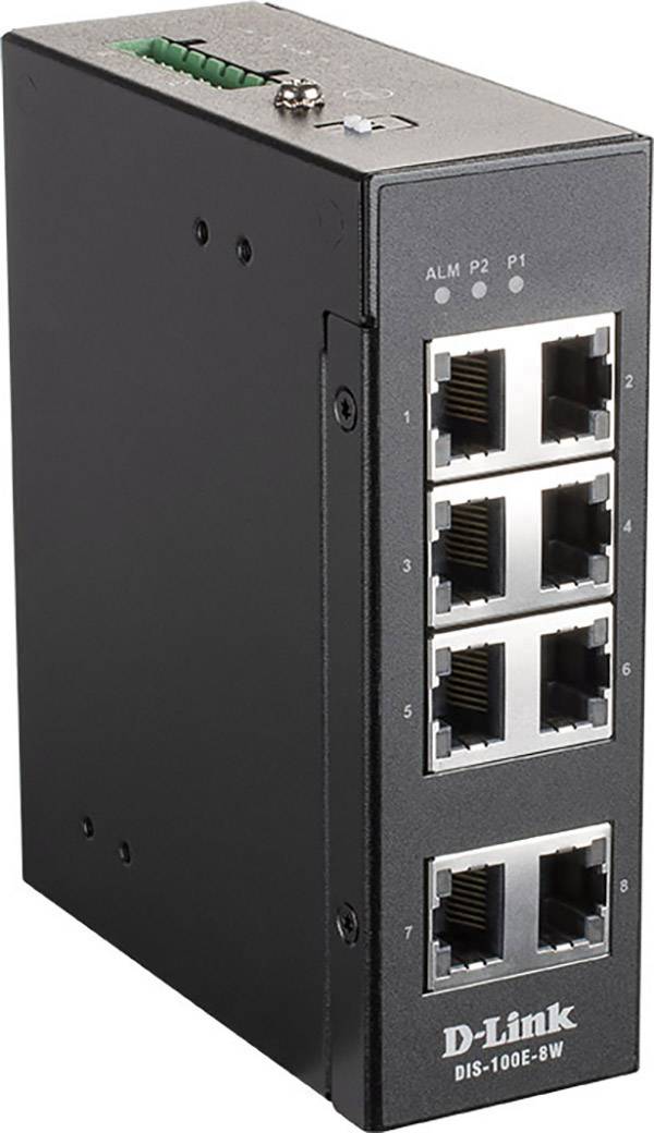 D-Link DIS-100E-8W DIS-100E-8W Netwerk switch RJ45 8 poorten