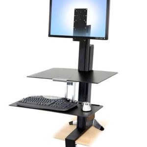 Ergotron 97-845 / SINGLE MONITOR TALL USER ACCESS PC/monitor-trolley Aantal monteerbare displays: 1 Display(s) Zwart Ergotron 97-845 / SINGLE MONITOR TALL USER ACCESS PC/monitor-trolley Aantal monteerbare displays: 1 Display(s) Zwart