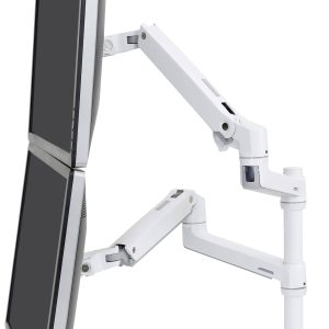 Ergotron LX Dual Arm Stacking Desk Mount Monitor-tafelbeugel Aantal monteerbare displays: 2 Display(s) 38,1 cm (15″) – 6