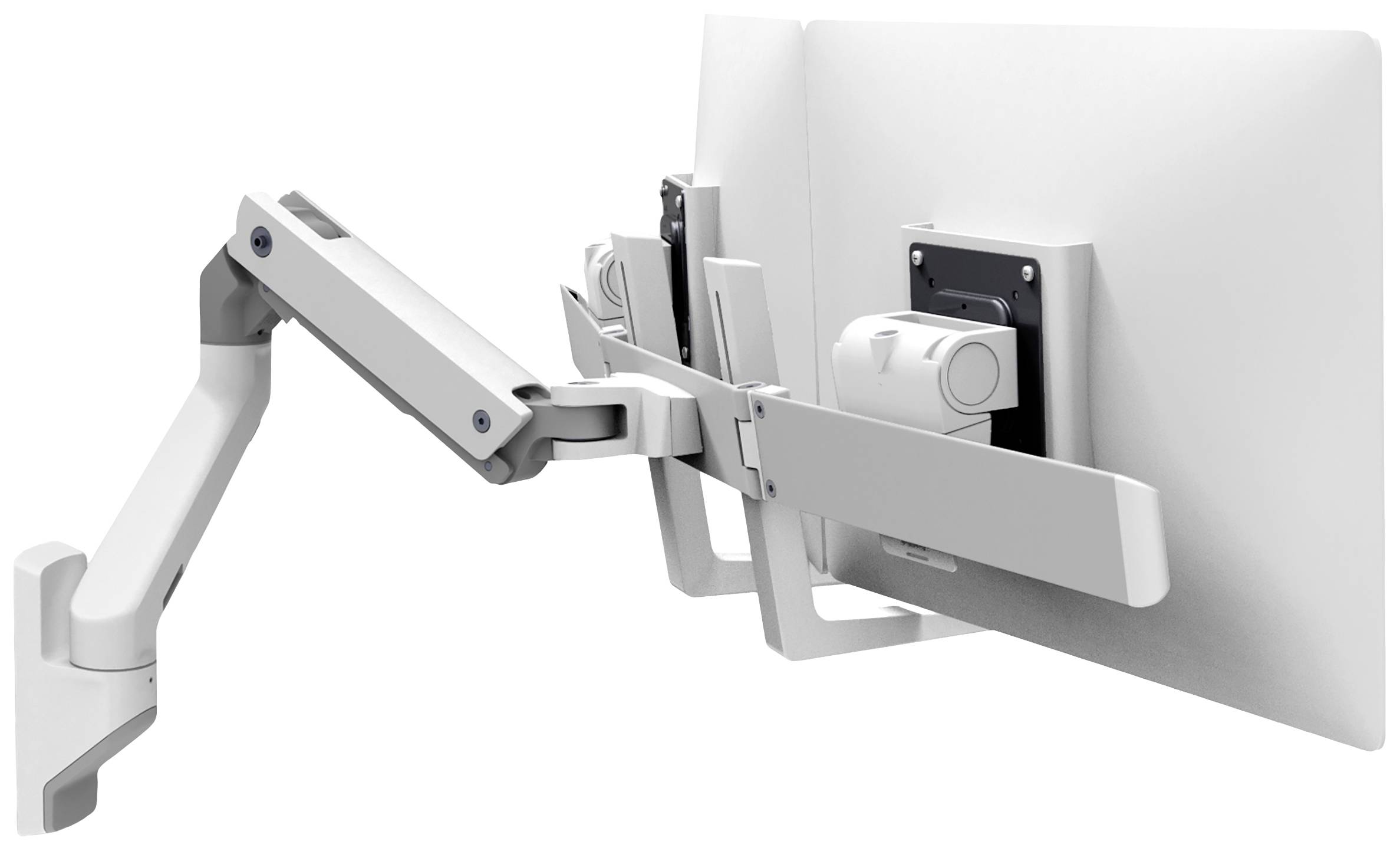 Ergotron HX Dual Arm Wall Mount Monitor-wandbeugel Aantal monteerbare displays: 2 Display(s) 38,1 cm (15") - 81,3 cm (32