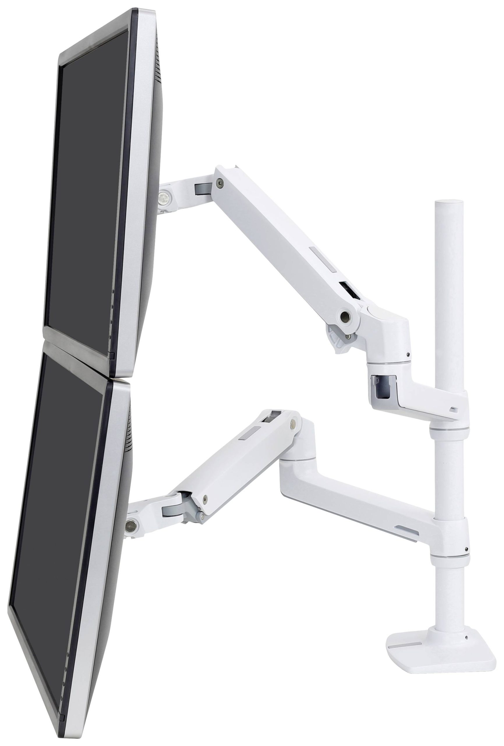 Ergotron LX Dual Arm Stacking Tall Desk Mount Monitor-tafelbeugel Aantal monteerbare displays: 2 Display(s) 38,1 cm (15"