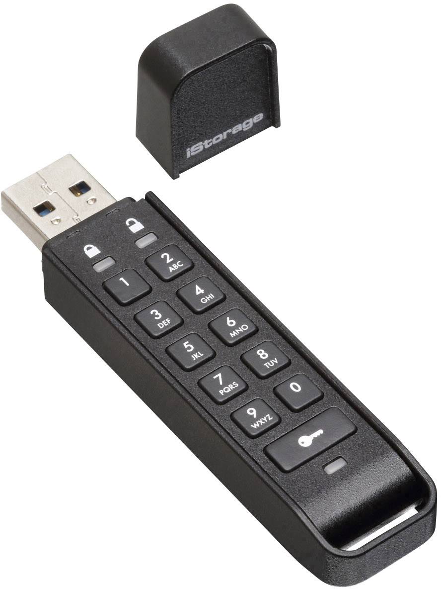 iStorage datAshur® Personal 2 USB-stick 8 GB Zwart IS-FL-DAP3-B-8 USB-A 3.2 Gen 1