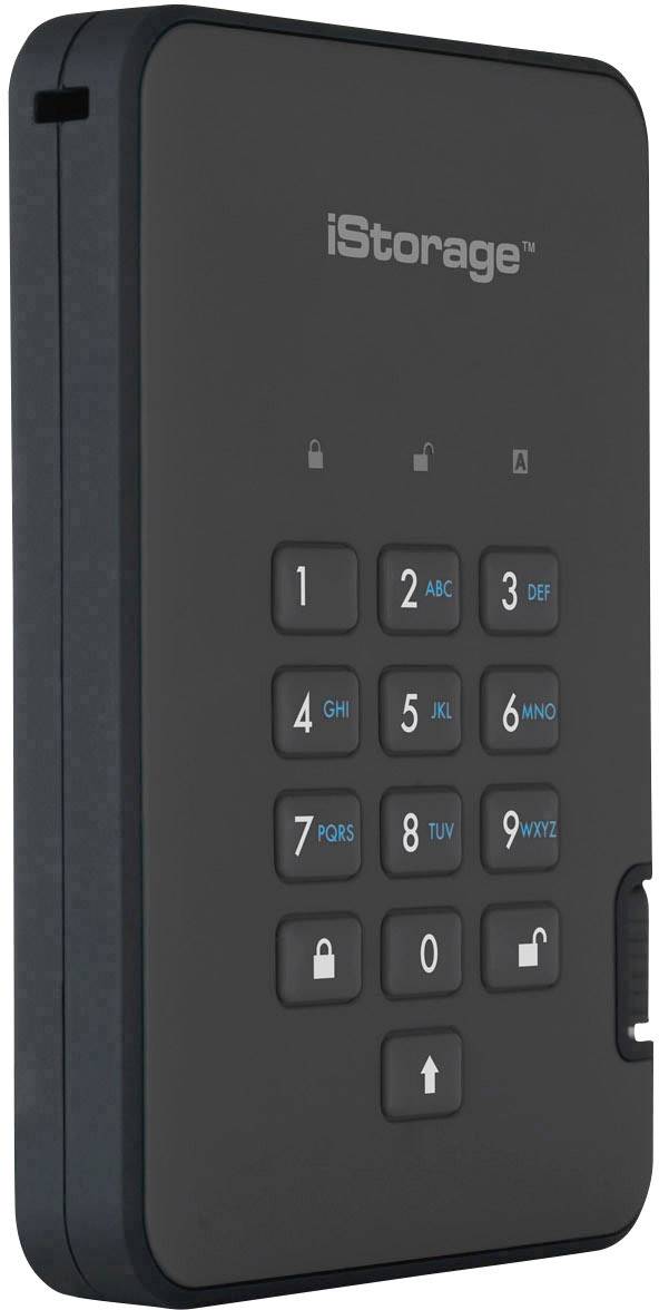 iStorage diskAshur 2® 500 GB Externe harde schijf (2,5 inch) USB-A 3.2 Gen 2 Zwart IS-DA2-256-500-B