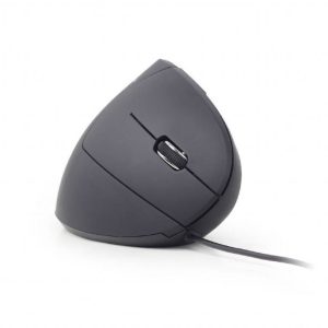 Gembird MUS-ERGO-01 Ergonomische muis USB Optisch Zwart 6 Toetsen 1200 dpi, 1600 dpi, 2400 dpi, 3200 dpi Ergonomisch Gembird MUS-ERGO-01 Ergonomische muis USB Optisch Zwart 6 Toetsen 1200 dpi, 1600 dpi, 2400 dpi, 3200 dpi Ergonomisch