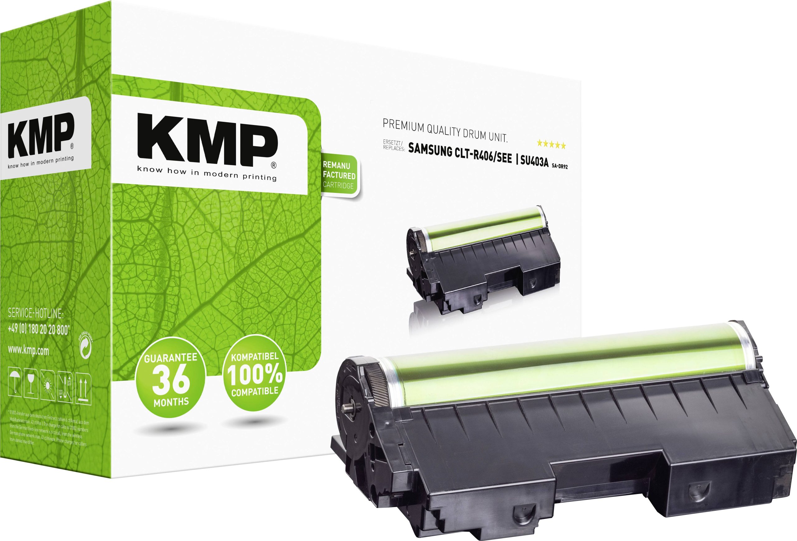 KMP Drum unit vervangt Samsung CLT-R406 Compatibel Kleur SA-DR92