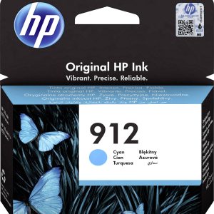 HP 912 Inktcartridge Origineel Cyaan 3YL77AE Inkt HP 912 Inktcartridge Origineel Cyaan 3YL77AE Inkt