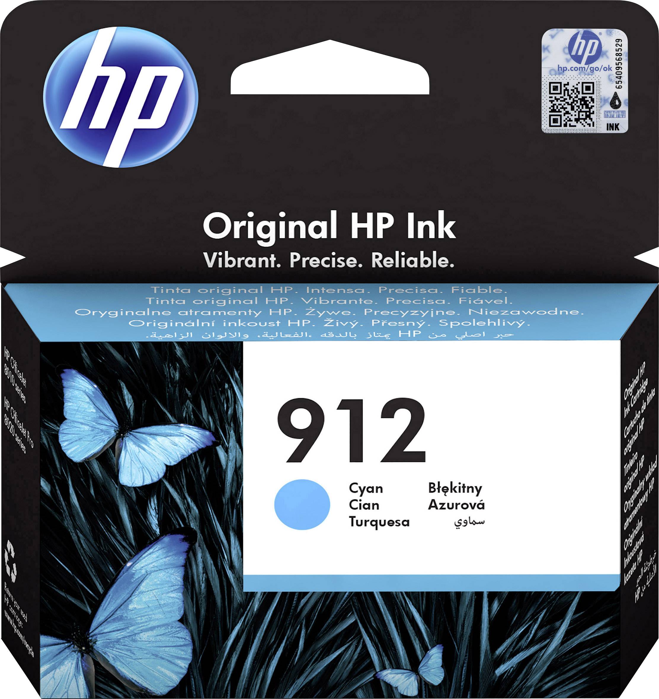 HP 912 Inktcartridge Origineel Cyaan 3YL77AE Inkt