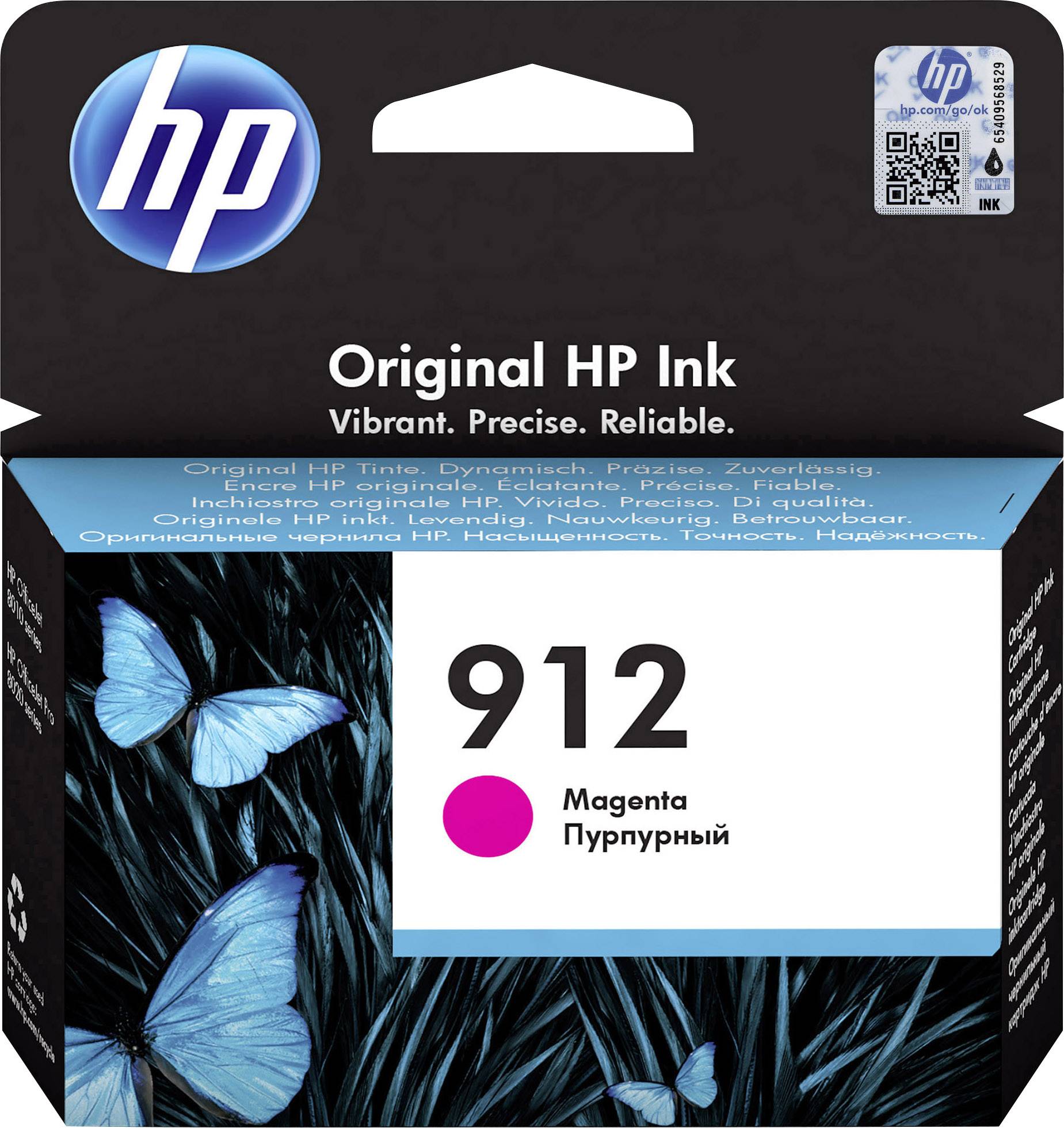 HP 912 Inktcartridge Origineel Magenta 3YL78AE Inkt