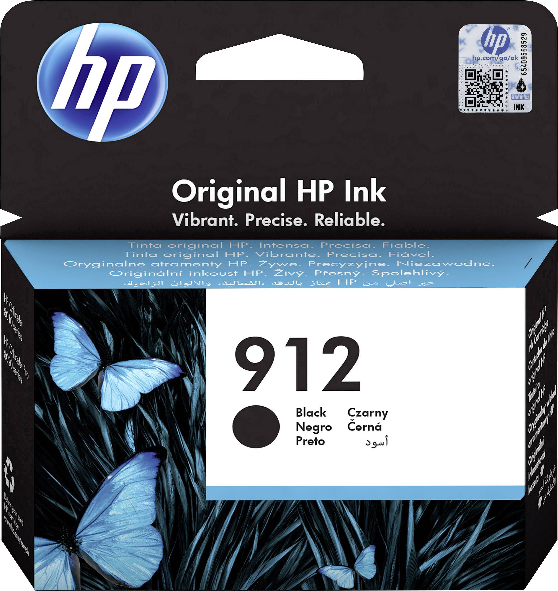 HP 912 Inktcartridge Origineel Zwart 3YL80AE Inkt