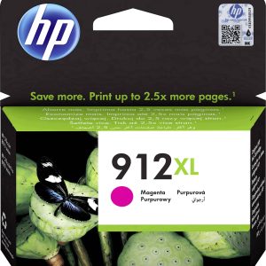 HP 912XL Inktcartridge Origineel Magenta 3YL82AE Inkt HP 912XL Inktcartridge Origineel Magenta 3YL82AE Inkt