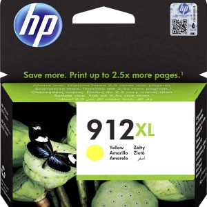 HP 912XL Inktcartridge Origineel Geel 3YL83AE Inkt HP 912XL Inktcartridge Origineel Geel 3YL83AE Inkt
