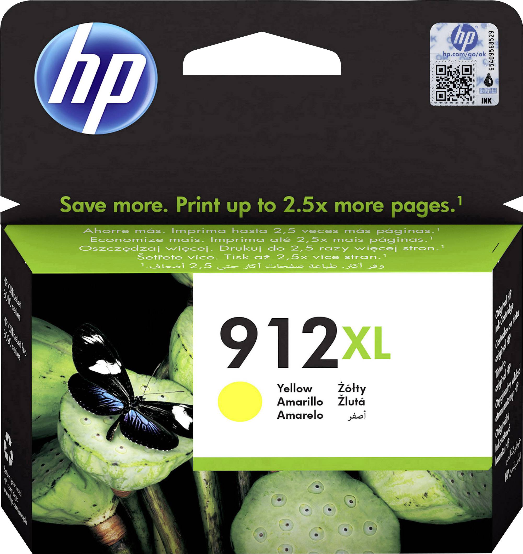 HP 912XL Inktcartridge Origineel Geel 3YL83AE Inkt