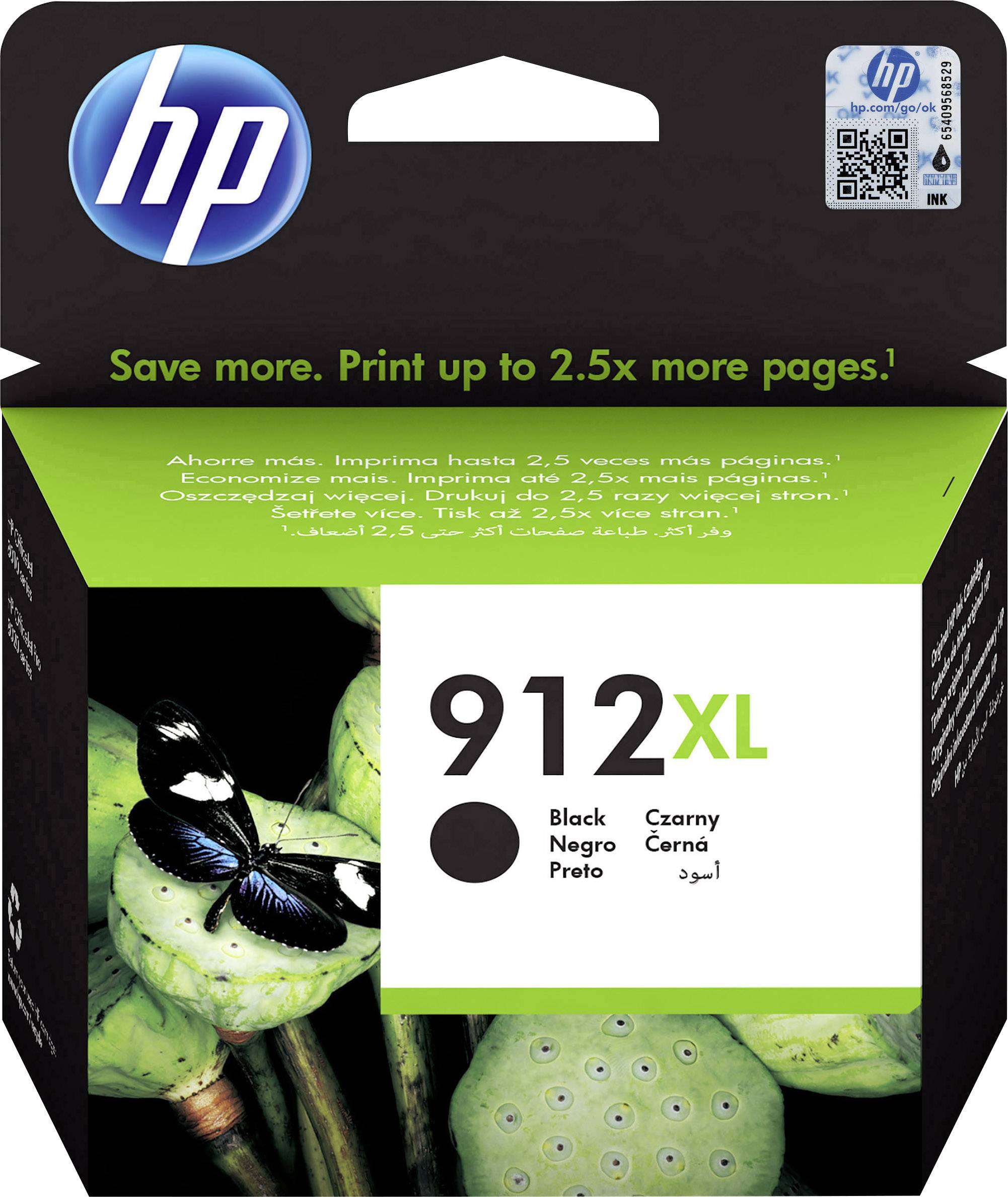 HP 912XL Inktcartridge Origineel Zwart 3YL84AE Inkt