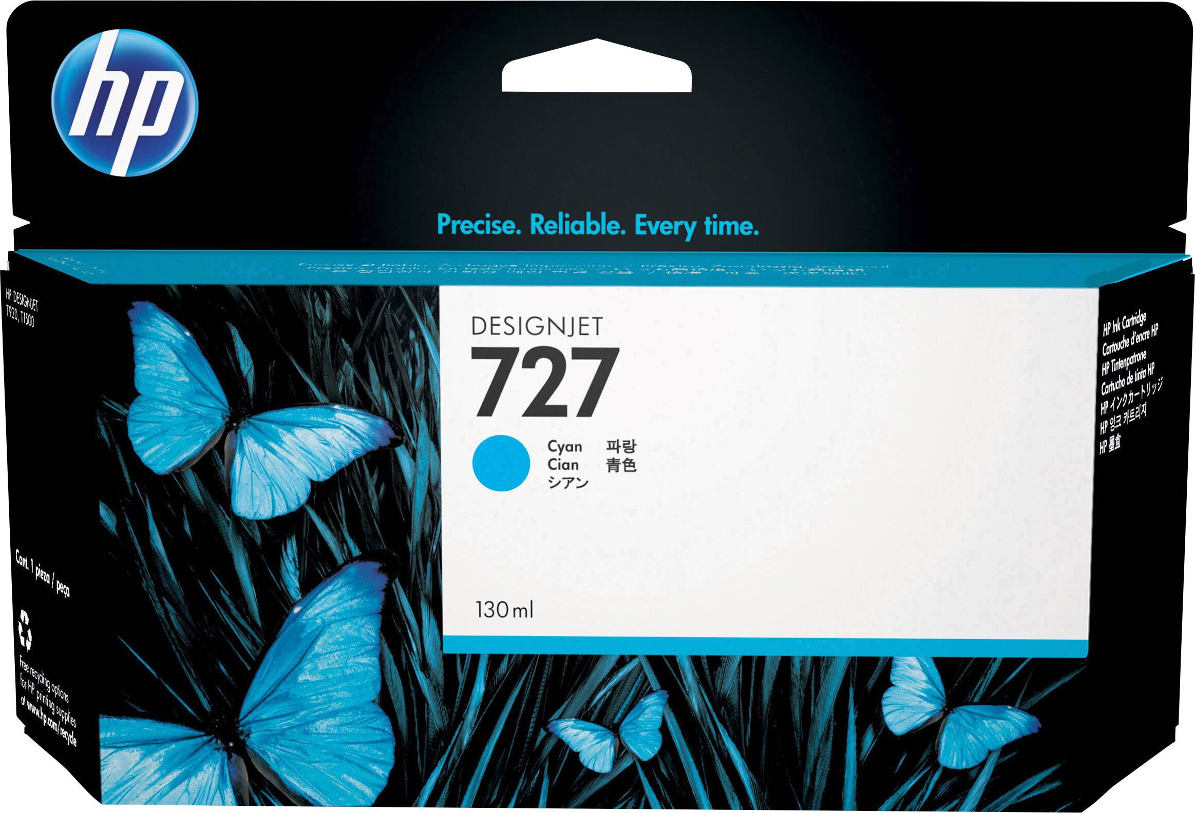 HP Inktcartridge 727 Origineel Cyaan 130 ml B3P19A 1 stuk(s)