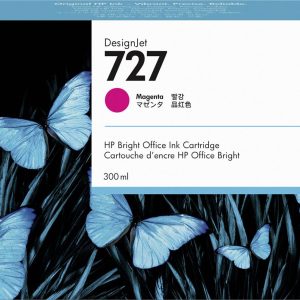 HP Inktcartridge 727 Origineel Magenta 300 ml F9J77A 1 stuk(s)