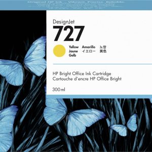HP Inktcartridge 727 Origineel Geel 300 ml F9J78A 1 stuk(s)