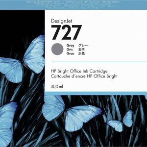 HP Inktcartridge 727 Origineel Grijs 300 ml F9J80A 1 stuk(s)