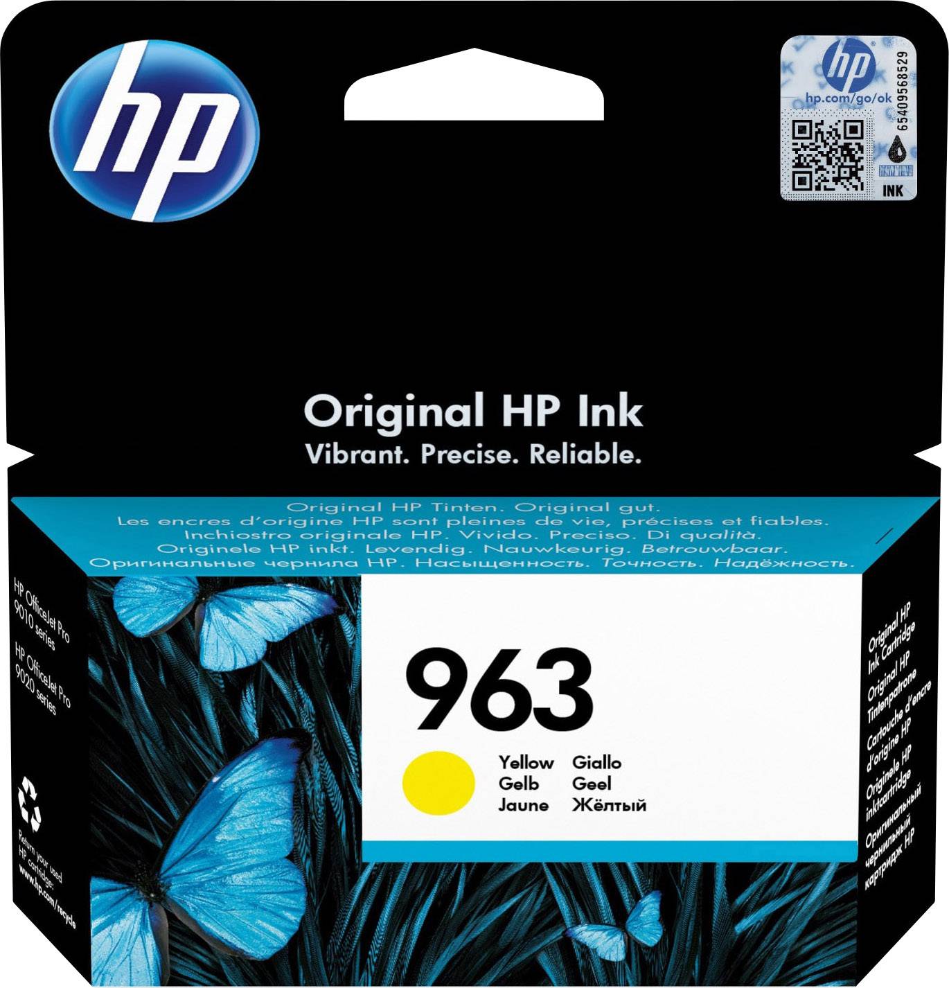 HP 963 Inktcartridge Origineel Geel 3JA25AE Inkt