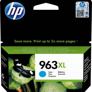 HP 963XL Inktcartridge Origineel Cyaan 3JA27AE Inkt HP 963XL Inktcartridge Origineel Cyaan 3JA27AE Inkt