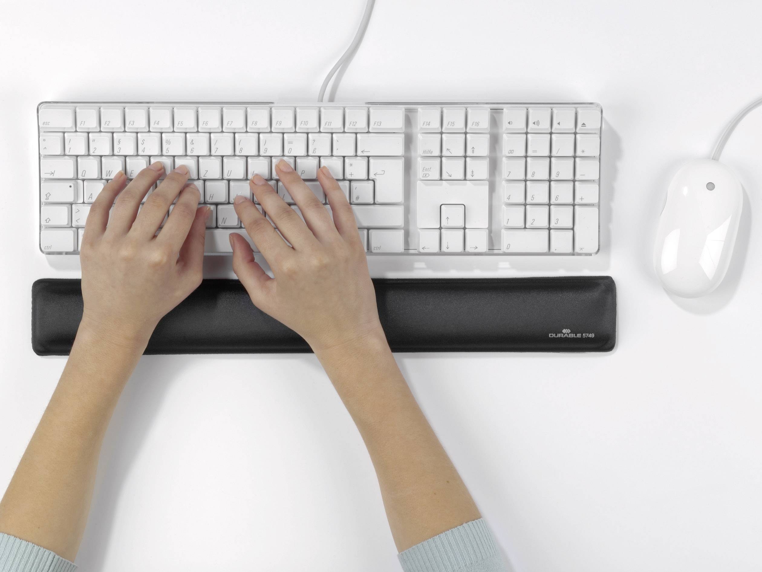 Durable DURABLE Wrist Support with Gel - Tastatur-Handgelenkauflage Gel-polssteun Antislip Antraciet