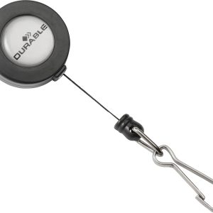 Durable 822158 Rollerclip voor batch (l x b x h) 80 cm x 90 mm x 90 mm krokodilklem, Veerhaak 10 stuk(s)