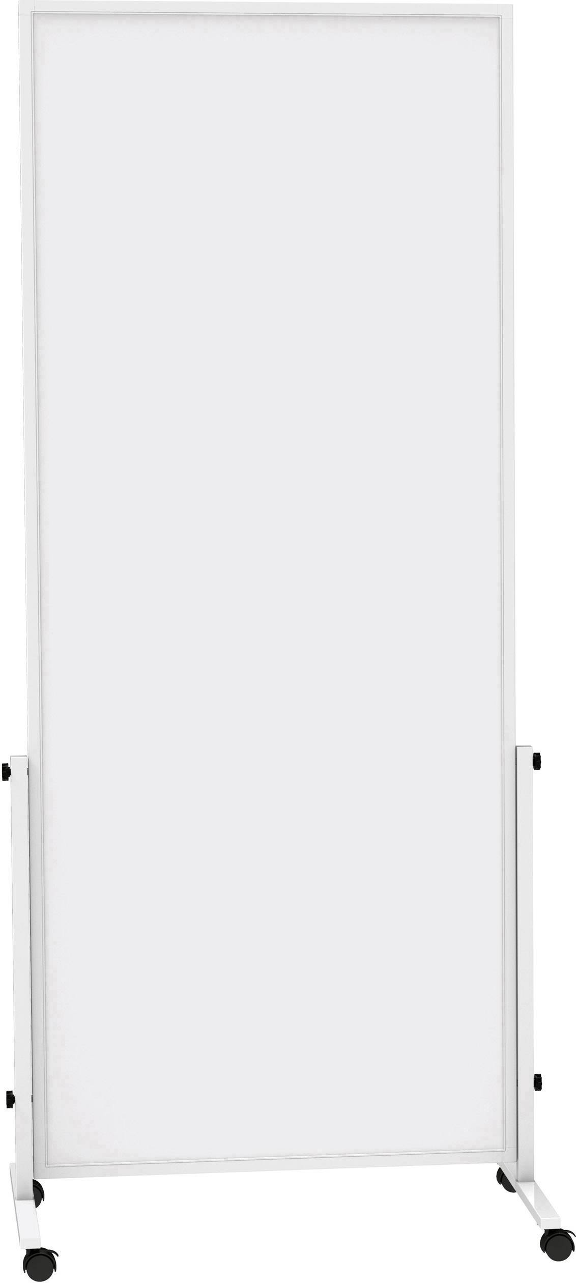 Maul Mobiel whiteboard MAULsolid easy2move (b x h) 750 mm x 1800 mm Wit Kunststof coating Aan beide zijden te gebruiken,