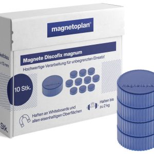 magnetoplan Magneet Discofix Magnum (Ø x h) 34 mm x 13 mm Rond Donkerblauw 10 stuk(s) 1660014 magnetoplan Magneet Discofix Magnum (Ø x h) 34 mm x 13 mm Rond Donkerblauw 10 stuk(s) 1660014