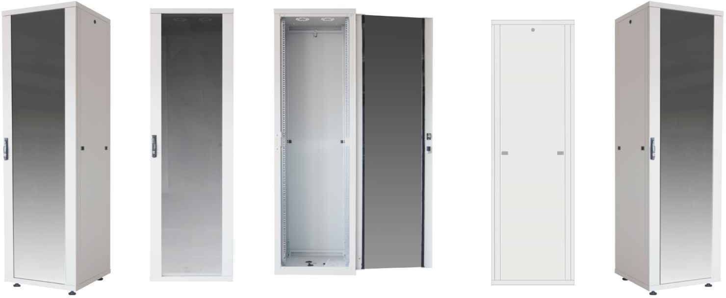 Intellinet 19" Netzwerkschrank Basic Line 32 HE 1588x600x800mm Flatpack Traglast 600kg grau 19inch-patchkast (b x h x d)