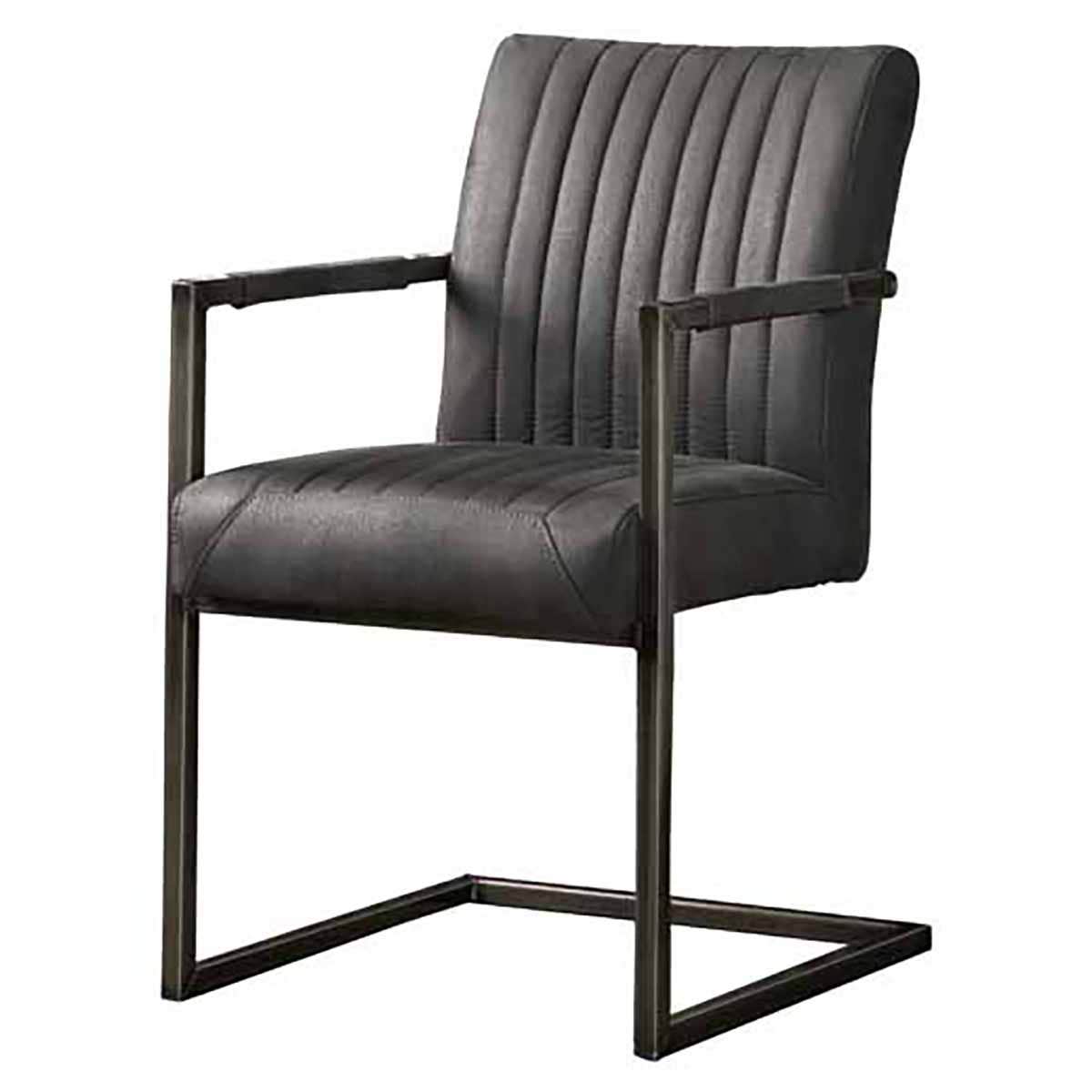 Tower Living Stoel Ferro met arm – Antraciet
