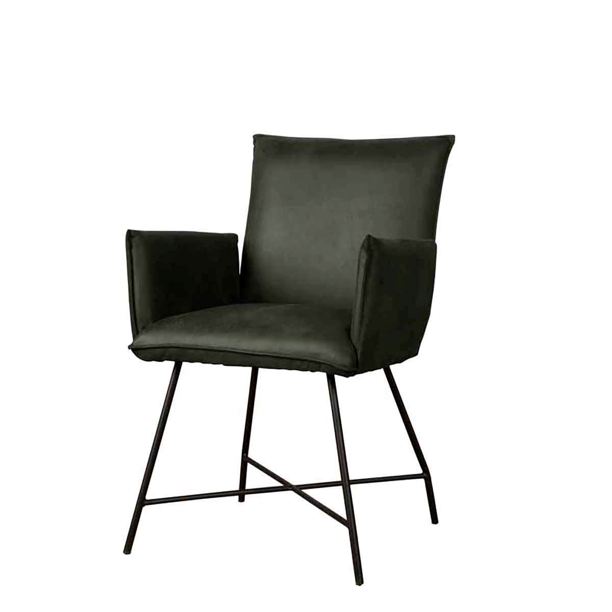 Tower Living Stoel Trofa met arm – Groen