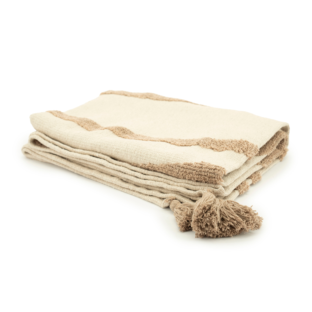 By-Boo Plaid Majani – Taupe