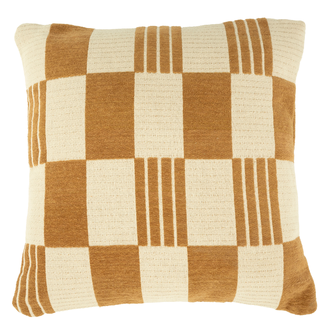 By-Boo Kussen Twist 45×45 – Mosterd